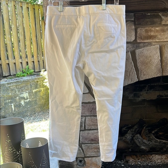 J Crew Campbell White Pants 10 - Picture 4 of 7